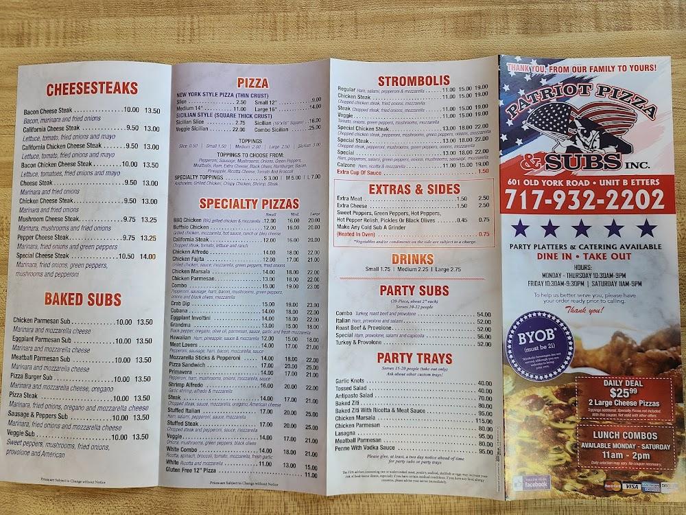 Patriot Pizza & Subs, Inc. Breaded Mushroom